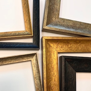 Embossed Picture Frames Gold Vine Silver Traditional Unique Botanical Funky Eclectic Wedding Anniversary Gift 4x6 5x7 8x10 11x14 16x20 18x24