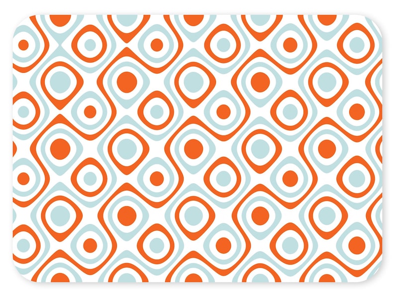 Retro Pattern Mat Boards for Picture Frames | Mid-century Modern ...