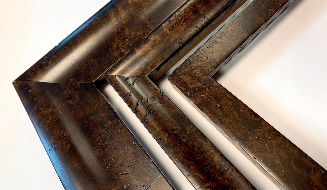 Natural Burl Wood Picture Frame Rich Brown 4x6 5x7 8x10 11x14 Etsy