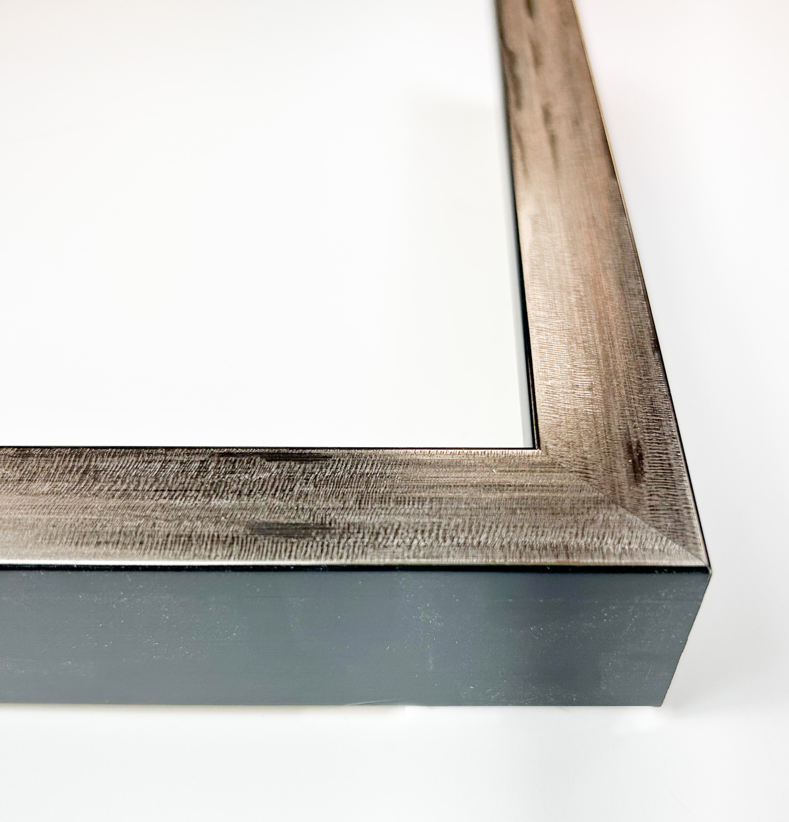 SILVERSTEIN　A-FRAME Brushed Silver Lawrence Frames 8x10 Silver Plated Metal Picture Frame