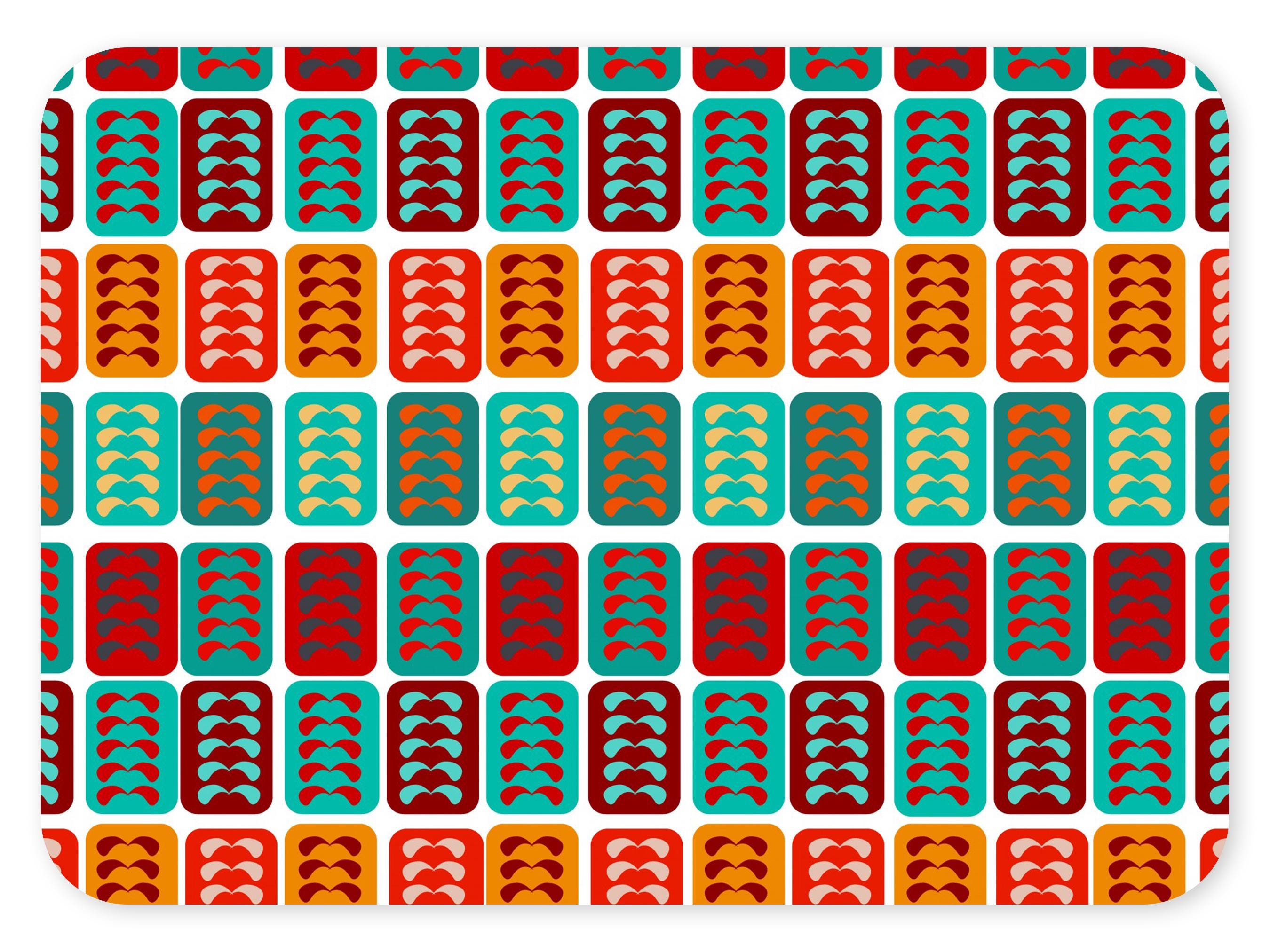 Retro Pattern Mat Boards for Picture Frames | Mid-century Modern ...