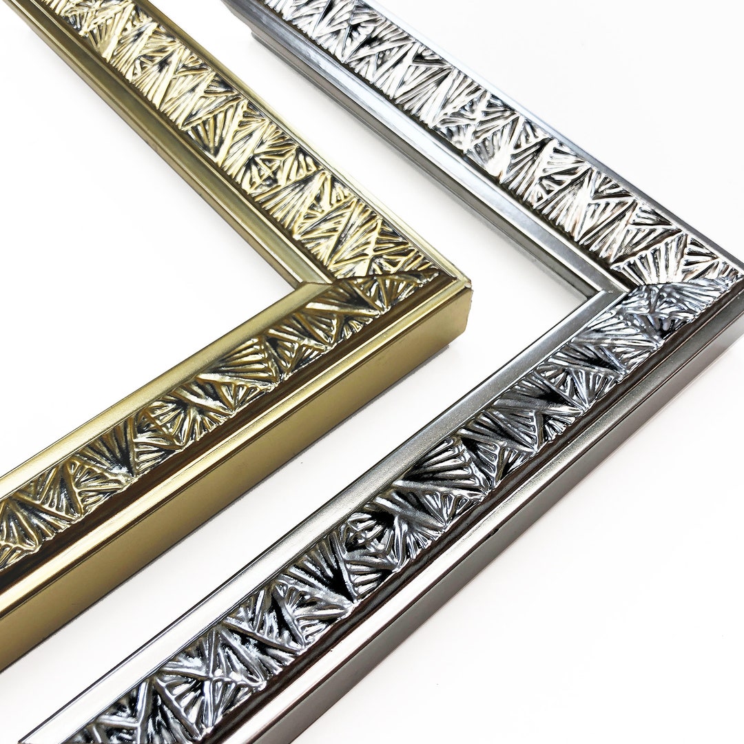 Art Deco Picture Frames Gold Silver Ornate Vintage Embossed Nouveau
