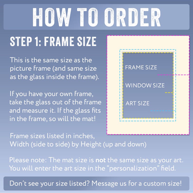 Striped Mat Boards for Picture Frames | Neutral Color Patterns | Custom Opening | Acid-Free Archival Quality | Cut to fit your frame!