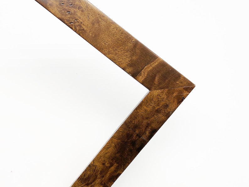 Caramel Burl Wood Picture Frame Rich Brown Traditional Etsy