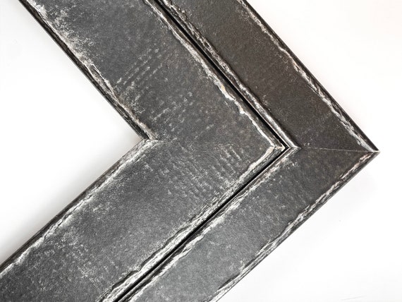 School Engraved Flat Iron Black Picture Frame - Horizontal 8x10