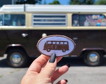 Bus Iron-on Patch | Hippie Patch | Camper Van Patch Summer Aesthetic Iron-on Patch