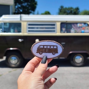 Bus Iron-on Patch | Hippie Patch | Camper Van Patch Summer Aesthetic Iron-on Patch