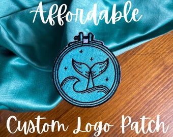 CUSTOM LOGO PATCH | Iron-on Patch | Custom Small Business Patch | Custom Logo Patch | Personalized Patches | Custom Logo Iron-on