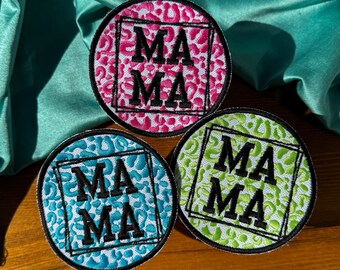 Mama Cheetah Patch | Trucker Hat Patches | Summertime Patches | Gift for Mom