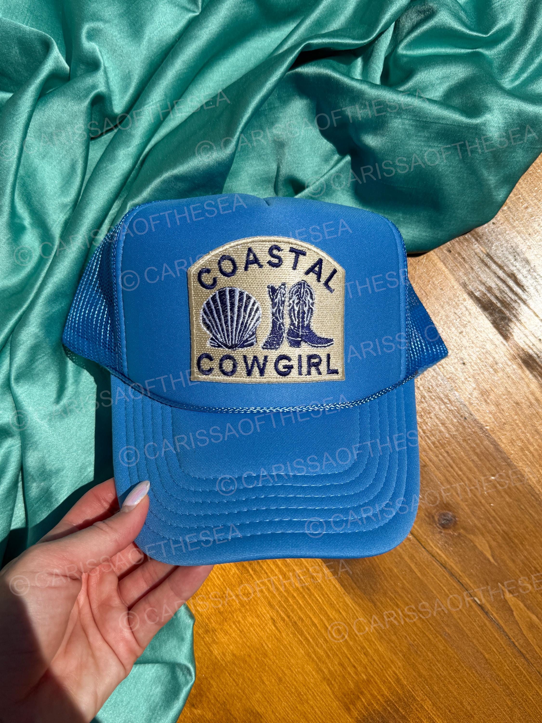 Coastal Cowgirl Trucker Hat | Blue Otto Trucker Hat | Hat  display picture 2