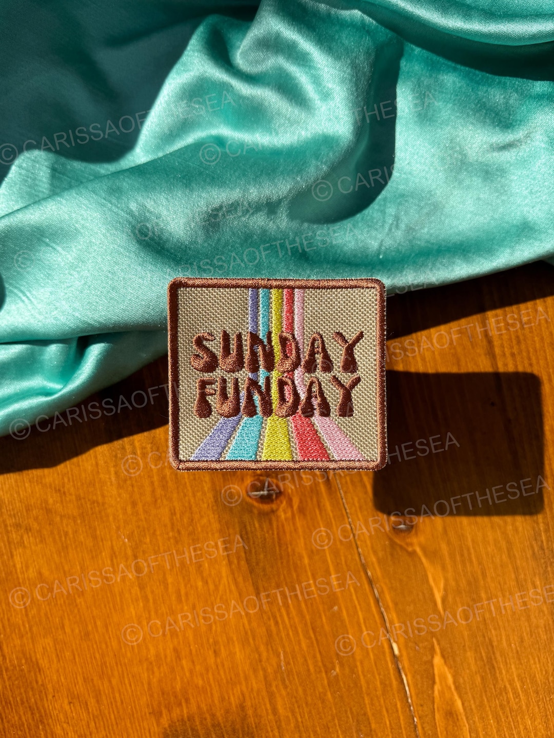 Sunday Funday Iron-on Patch | Gift for Her | Trendy Patches | Summer ...