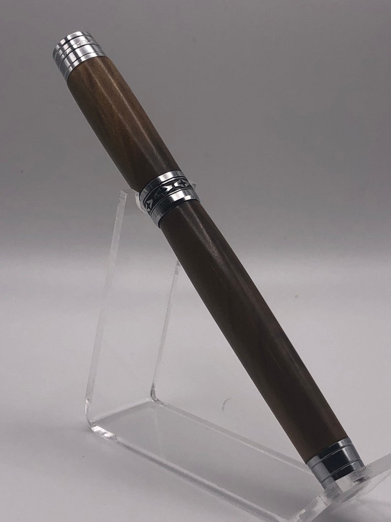 Rollerball Pen Mysterious Sky Design in Ancient Kauri Wood Etsy