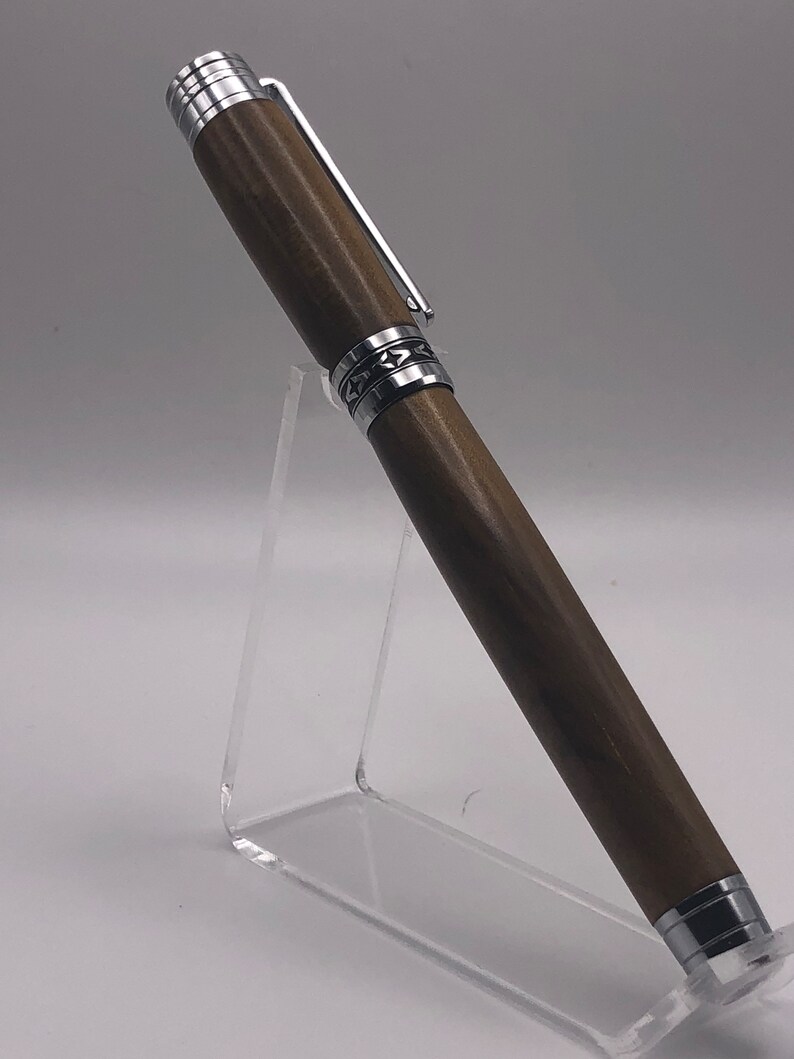 Rollerball Pen Mysterious Sky Design in Ancient Kauri Wood Etsy