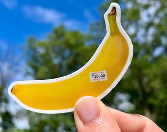 Arrested Development Banana Sticker: Matte Vinyl Die Cut
