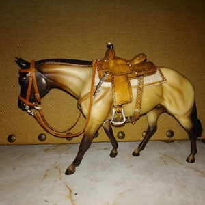 Traditional Western saddle complete working set. (Horse not included.)