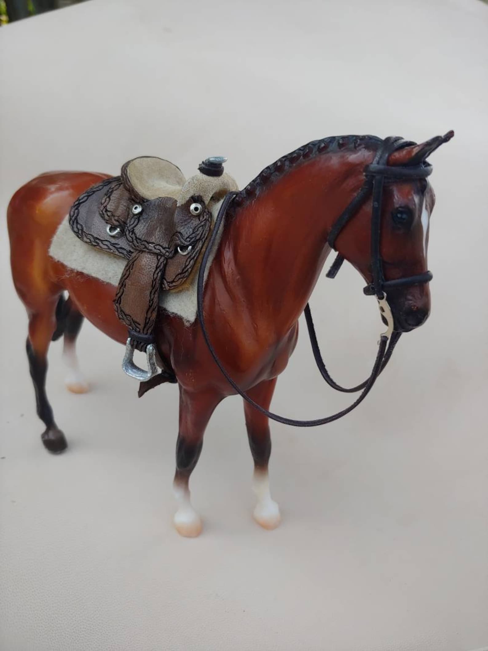 112 Scale Classic Saddle and Bridle for Breyer Model Horses. Etsy Canada