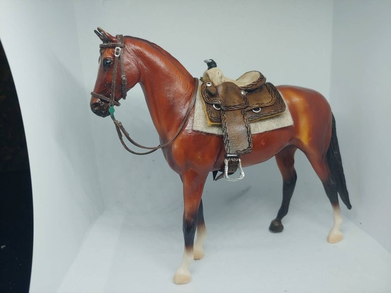 112 Scale Classic Saddle and Bridle for Breyer Model Horses. Etsy