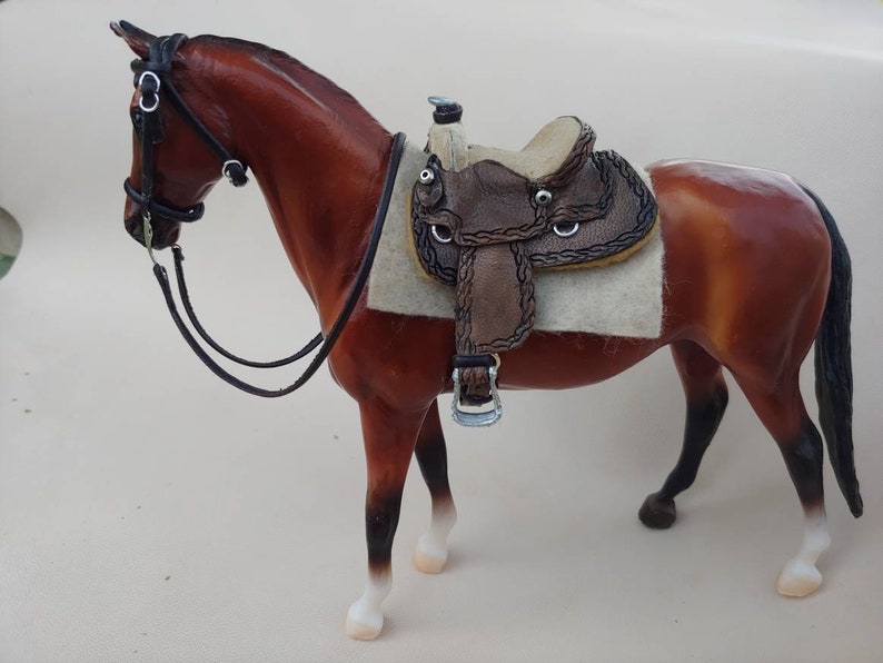112 scale classic saddle for breyer model horses. Etsy