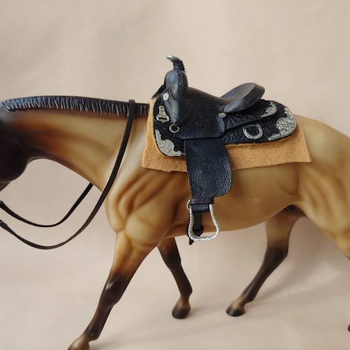 112 Scale Classic Saddle and Bridle for Breyer Model Horses. Etsy