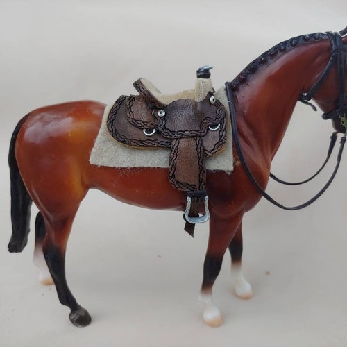 112 Scale Classic Saddle and Bridle for Breyer Model Horses. Etsy