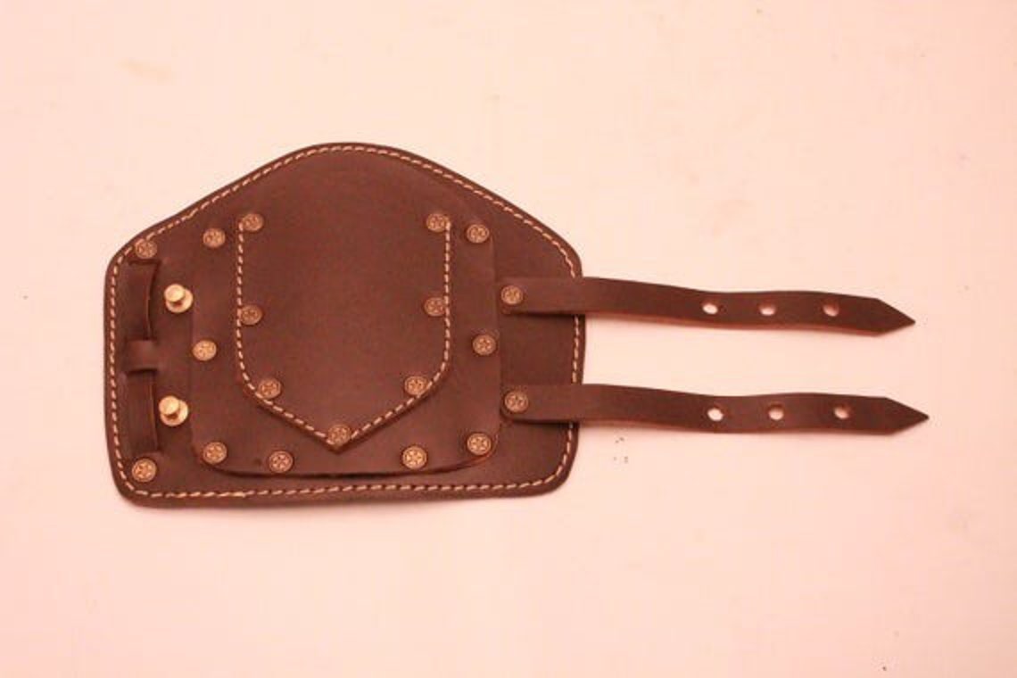 Cuff Handmade Knife With Leather Wrist Cuff Sheath Arm Bands Etsy
