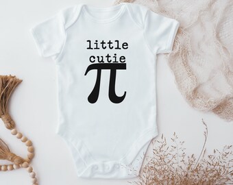 Little Cutie Baby Bodysuit, Baby vest, Funny Baby vest, Cute Baby Outfit, Nerd, Maths Gift, Baby Announcement, Geek Baby,Nerd Baby