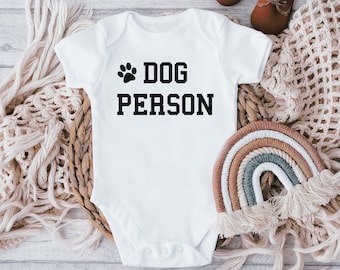 Body personne chien, body pour chien, bébé personnalisé, gilet bébé pour amoureux des chiens, cadeau de shower de bébé chien, faire-part de naissance