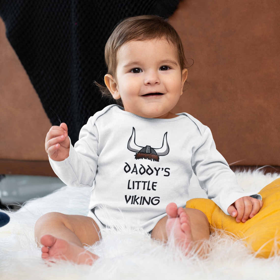 Daddy's Little Viking Baby Onesie The Vikings Thor Baby Etsy