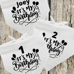 Dog Birthday Bandana | Personalised Dog Bandana | Puppy Photoshoot | Happy Birthday Dog | Dogs First Birthday