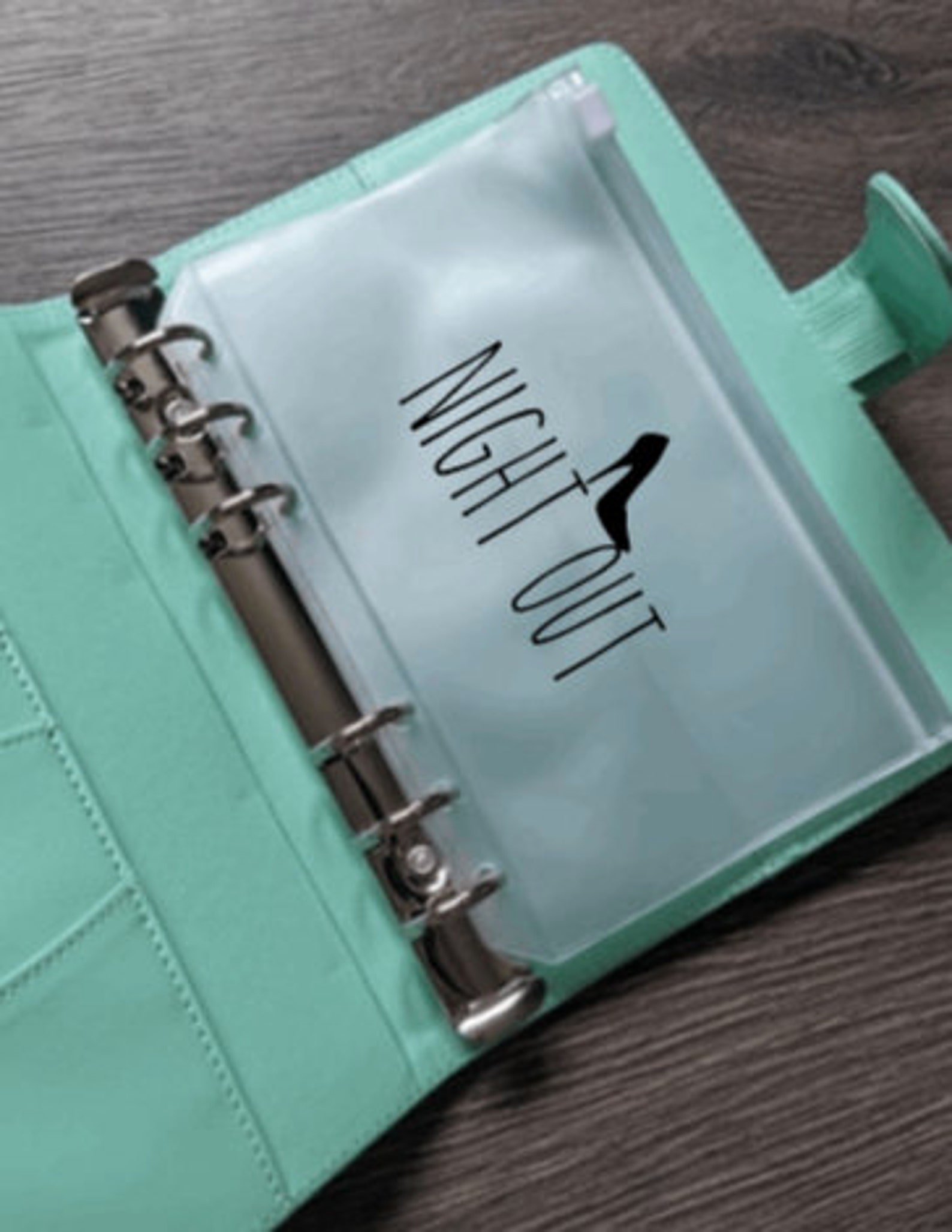 A6 6 hole plastic money wallets for binders budget planner Etsy