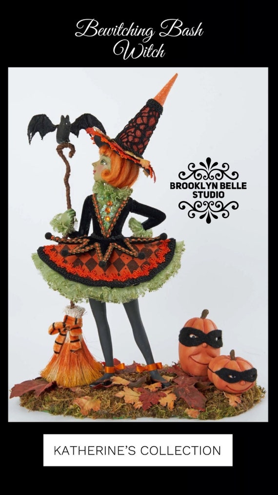 Katherine's Collection Halloween Witch Figure Etsy