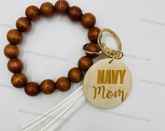 Navy Mom Armband Schlüsselanhänger