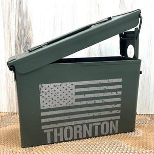 Ammo Box, Ammo Can, Personalized Ammo Box, Hunting Gifts For Men, Christmas Gifts For Men, Boyfriend Gift, Military Gift ,Groomsman Gifts