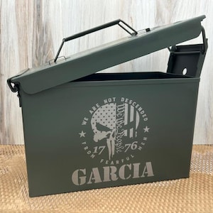 Ammo Box, Patronendose, Ammo Box, Jagdgeschenke für Männer, Weihnachtsgeschenke für Männer, Freund Geschenk, Militärgeschenk, Trauzeuge Geschenke