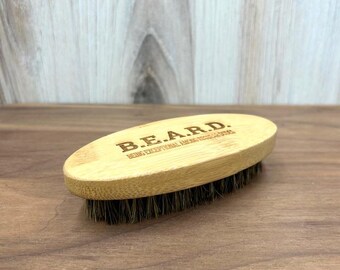 Beard Brush, Stocking Stuffer For Men, Groomsmen Gifts, Grooms Gift, Dad Gift, Custom Beard Brush, Small Gifts For Him, Boyfriend Gifts