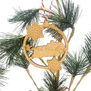 Kentucky Christmas Ornament, Christmas Decor, States Ornament, Kentucky, Ornament Exchange, Family Gifts, Neighbor Gifts, Ornament Exchange
