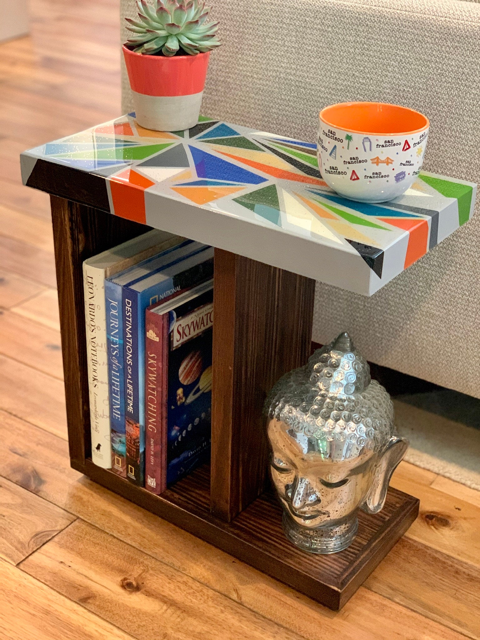 End Table. Side Table Etsy