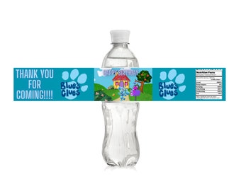 Blues Clues Bottle Labels