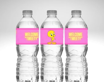 Tweety Bird Bottle Labels
