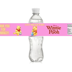 Girl Winnie The Pooh Bottle Labels