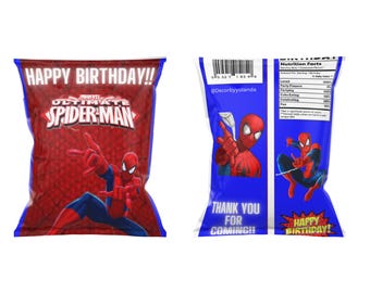 Spiderman Chips-Täschchen