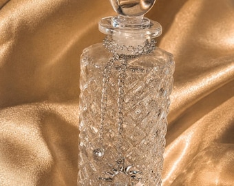 Sun Water Decanter Glass Water Bottle Gift for Witch Altar Decor Idea