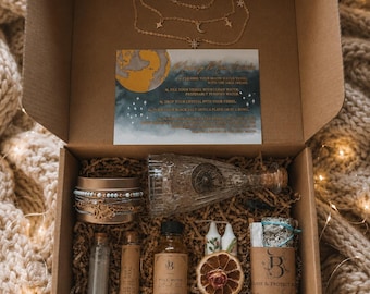 Ritual Kit for Full Moon | Witch Gift Box | Moon Magic Ritual Box