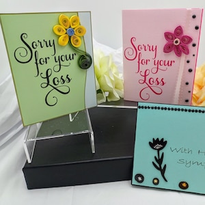 Handmade Sympathy and Thinking of You Cards