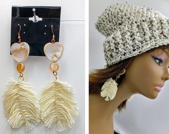 Tey's Specialty Material Earrings