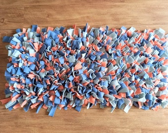XXL Schnüffelteppich Schnüffelmatte Schnüffelspielzeug Hund hellblau türkis orange freie Farbwahl Hundespielzeug