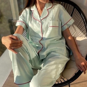 Broadcloth Pajamas Etsy