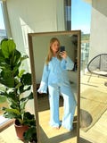 Cotton Gauze Muslin Pajama Set Ruffle Women Lightweight Loungewear Bridesmaid Pajamas product logo