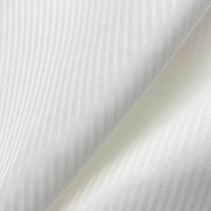 White Herringbone Pocketing Silesia | Lining Fabric - Custom Cut By the Yard | Bespoke Clothes Wedding Suit Shorts Trouser Pants Gift Slacks