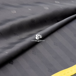 Armoiries à rayures noires noires | Tissu de doublure Jacquard - Coupe personnalisée par cour | Costume de mariage glissant, Costume de Cosplay, cravates, petit Design